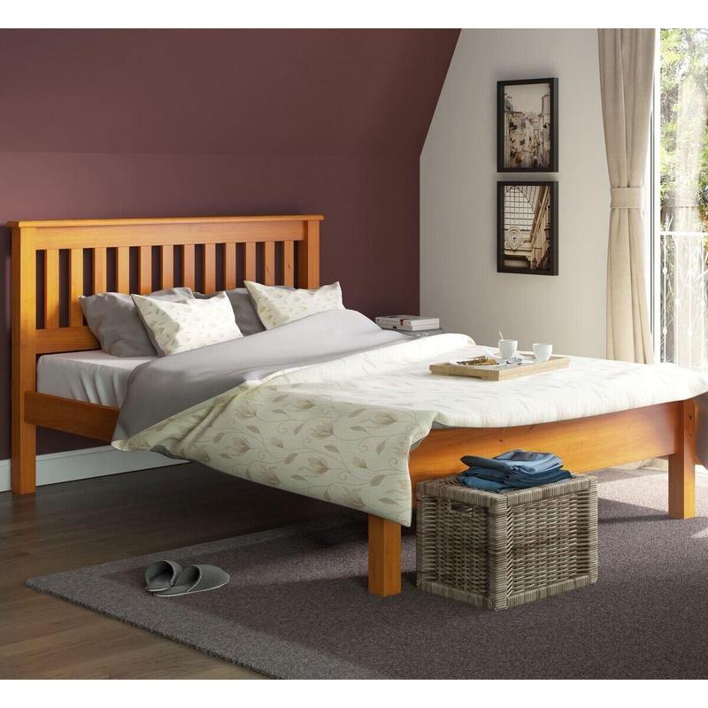 Cama de Casal Madeira Maciça para Colchão 188 x 138cm Multimóveis